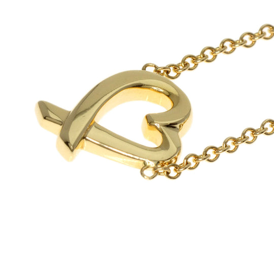 TIFFANY&Co. Necklace 18K Yellow Gold gold Loving heart Women Used Authentic