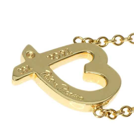 TIFFANY&Co. Necklace 18K Yellow Gold gold Loving heart Women Used Authentic