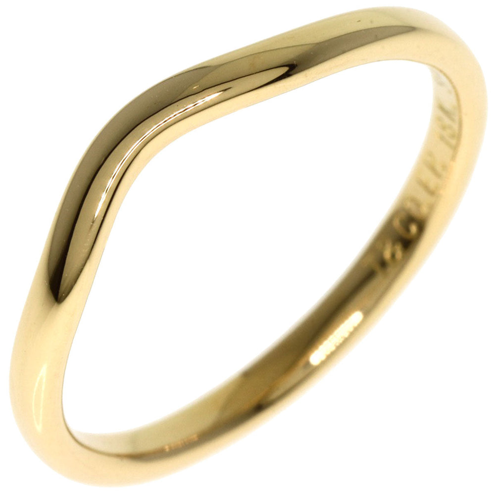 TIFFANY&Co. Ring 18K Yellow Gold gold Curved bundling Women Used Authentic