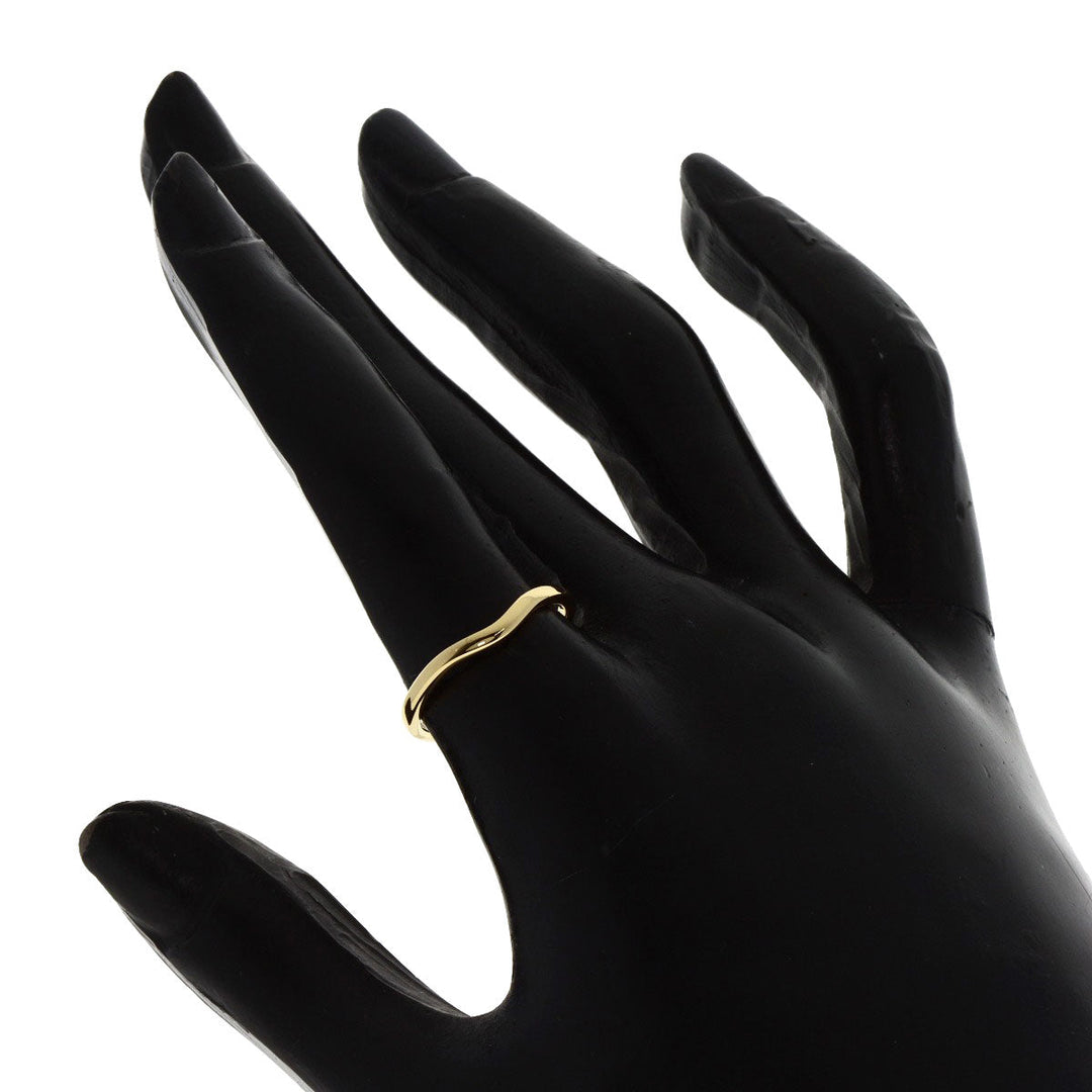 TIFFANY&Co. Ring 18K Yellow Gold gold Curved bundling Women Used Authentic