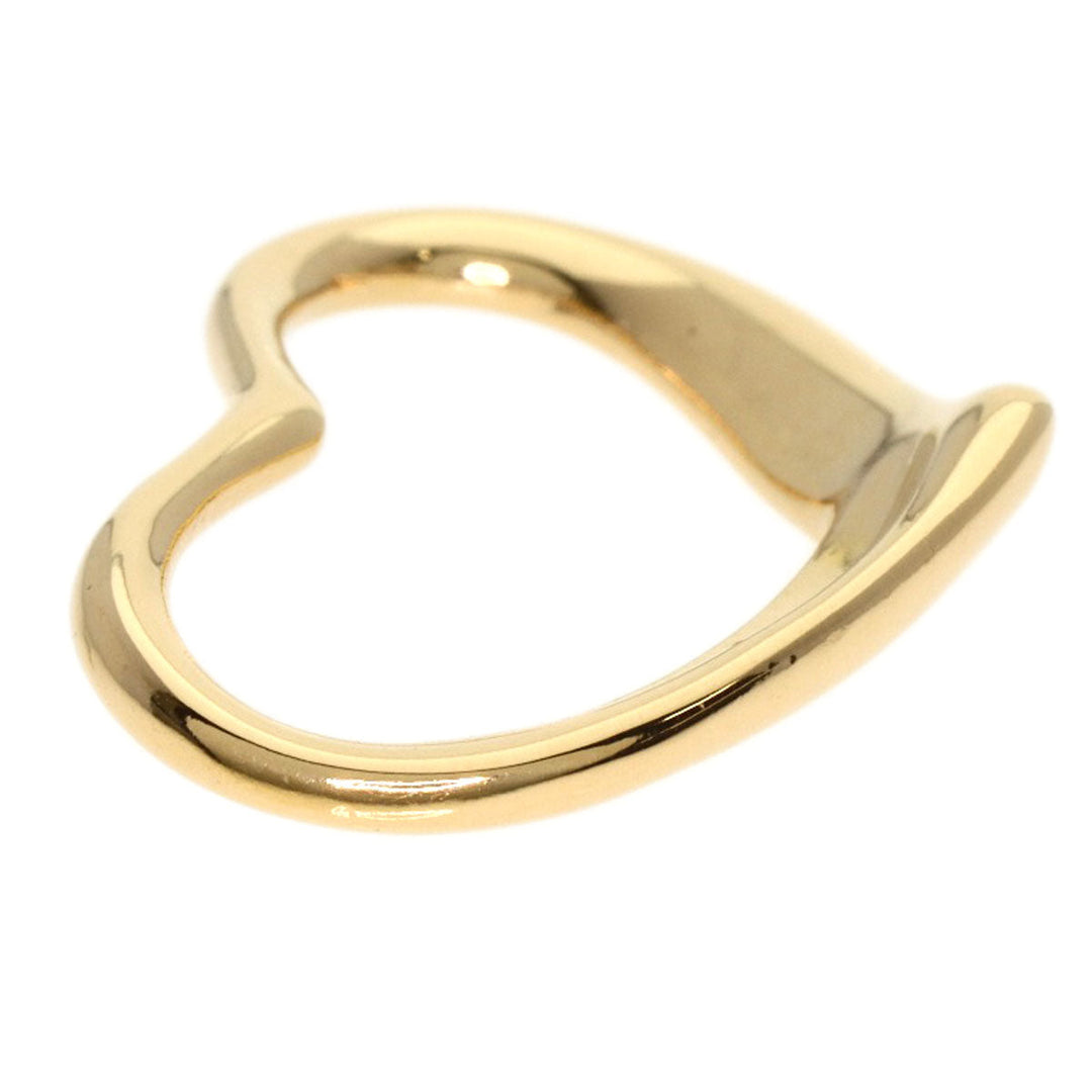 TIFFANY&Co. Pendant top 18K Yellow Gold gold Open heart Women Used Authentic