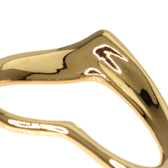 TIFFANY&Co. Pendant top 18K Yellow Gold gold Open heart Women Used Authentic