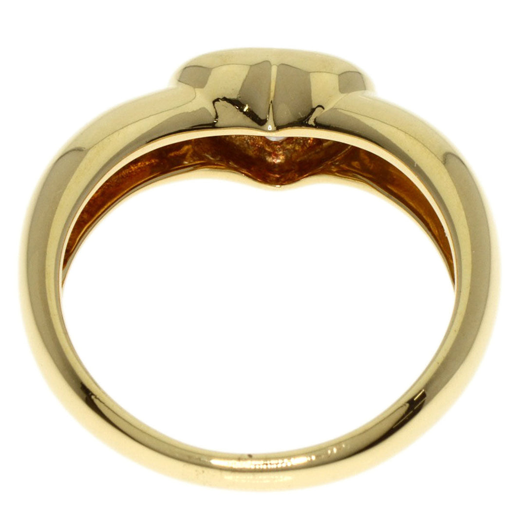 TIFFANY&Co. Ring 18K Yellow Gold gold Heart pave diamond Women Used Authentic