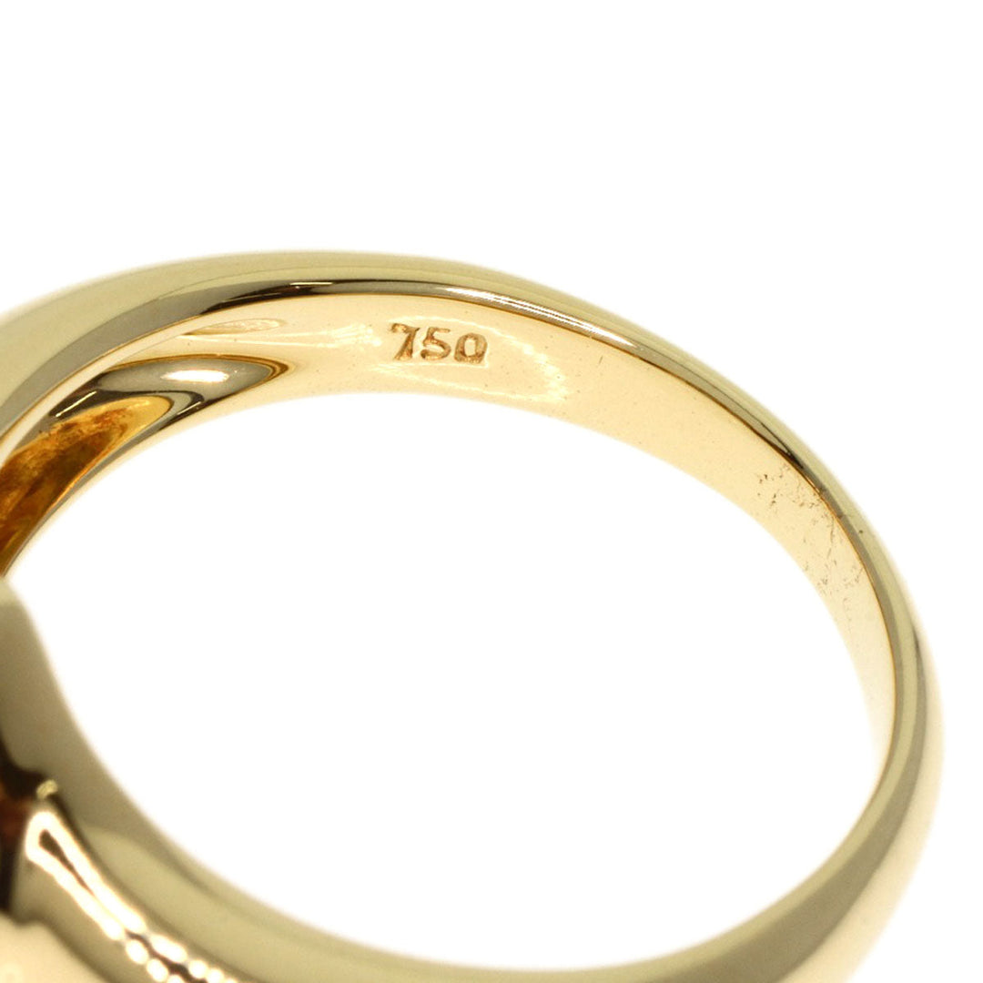 TIFFANY&Co. Ring 18K Yellow Gold gold Heart pave diamond Women Used Authentic