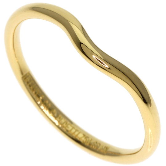 TIFFANY&Co. Ring 18K Yellow Gold gold Curved band Women Used Authentic