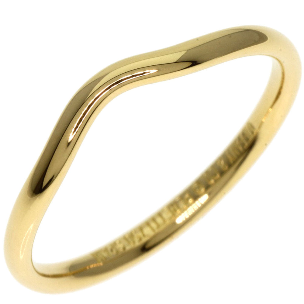 TIFFANY&Co. Ring 18K Yellow Gold gold Curved band Women Used Authentic