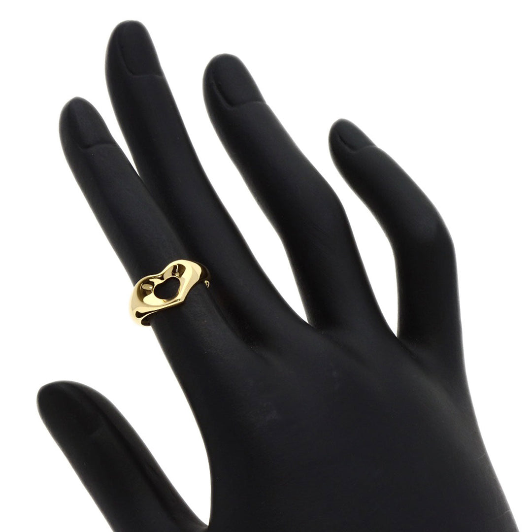 TIFFANY&Co. Ring 18K Yellow Gold gold Open heart Women Used Authentic