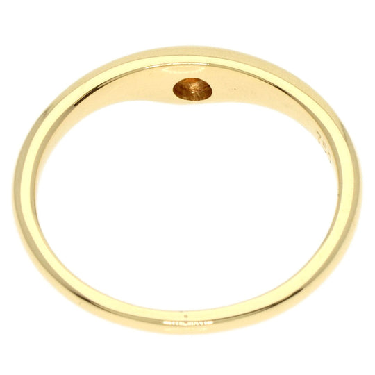 TIFFANY&Co. Ring 18K Yellow Gold gold Curved band 1P diamond