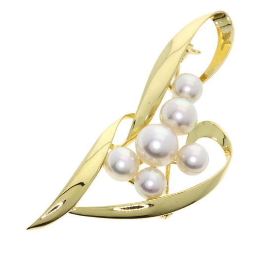 MIKIMOTO Brooch 18K Yellow Gold gold Pearl