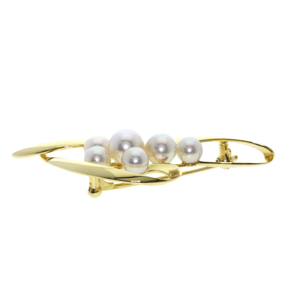 MIKIMOTO Brooch 18K Yellow Gold gold Pearl