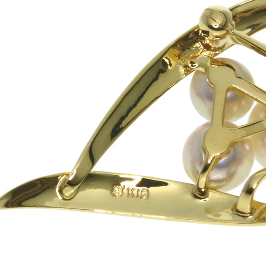 MIKIMOTO Brooch 18K Yellow Gold gold Pearl