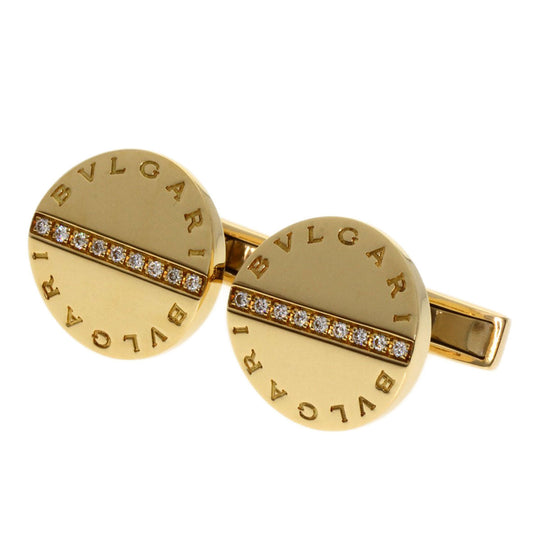 BVLGARI cuffs 18K Yellow Gold gold Bulgari Bulgari Diamond mens Used Authentic