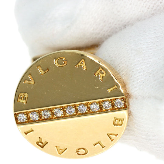 BVLGARI cuffs 18K Yellow Gold gold Bulgari Bulgari Diamond mens Used Authentic