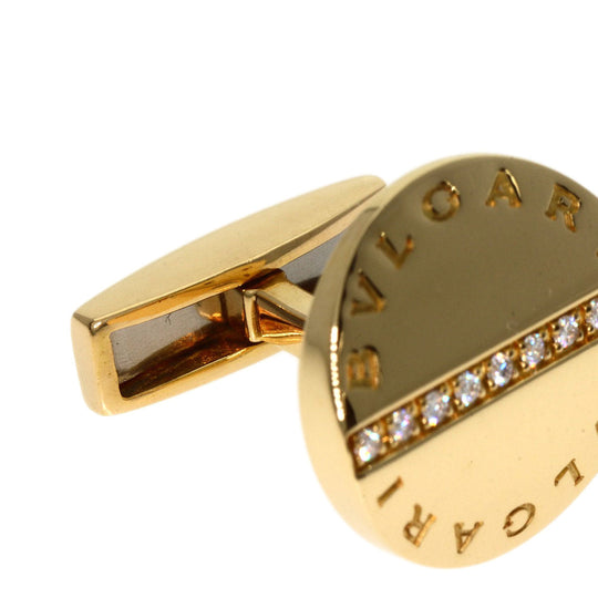BVLGARI cuffs 18K Yellow Gold gold Bulgari Bulgari Diamond mens Used Authentic