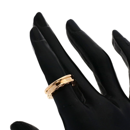 BVLGARI Ring 18K Pink Gold gold B-zero1 B-zero One 1 Band #46 Women Used Authentic