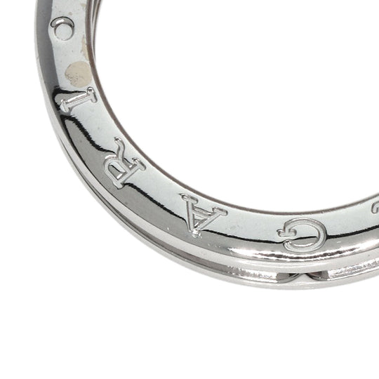 BVLGARI Ring K18WG Silver B-zero1 B-zero One 1 Band XS #61 Women Used Authentic