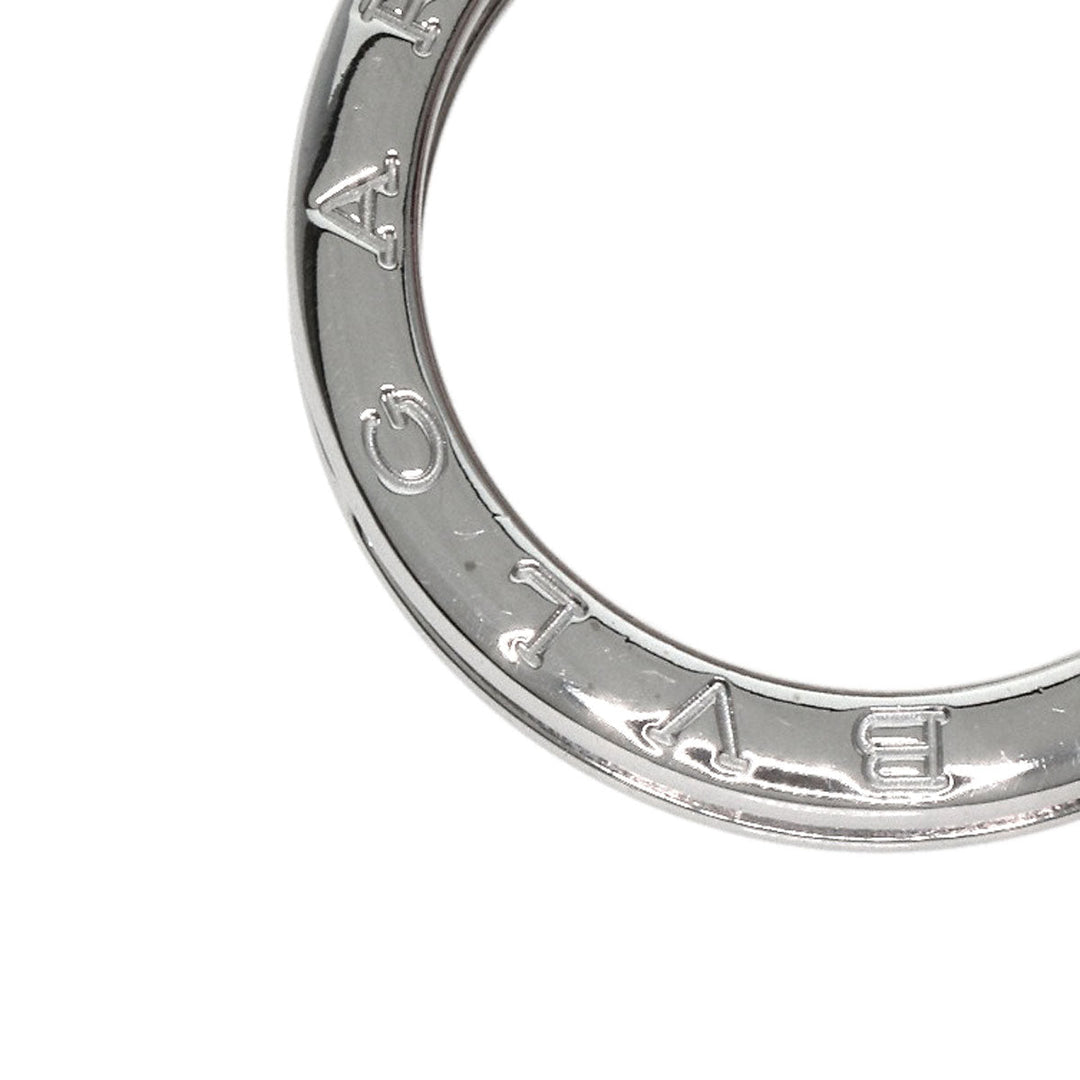 BVLGARI Ring K18WG Silver B-zero1 B-zero One 1 Band XS #61 Women Used Authentic