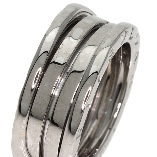 BVLGARI Ring K18WG Silver B-zero1 B-zero One 3 Band S #53