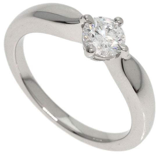 BVLGARI Ring PT950 Silver Dedicata a Venice Diamond