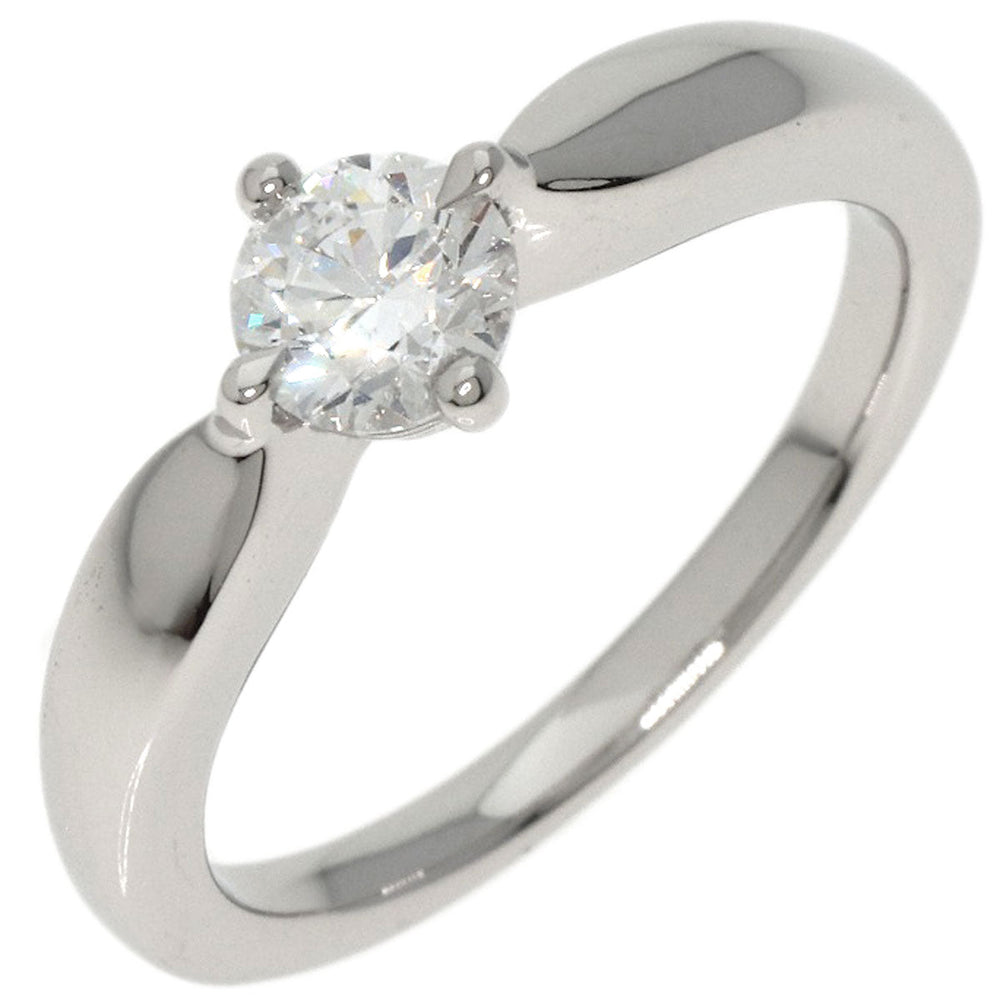 BVLGARI Ring PT950 Silver Dedicata a Venice Diamond