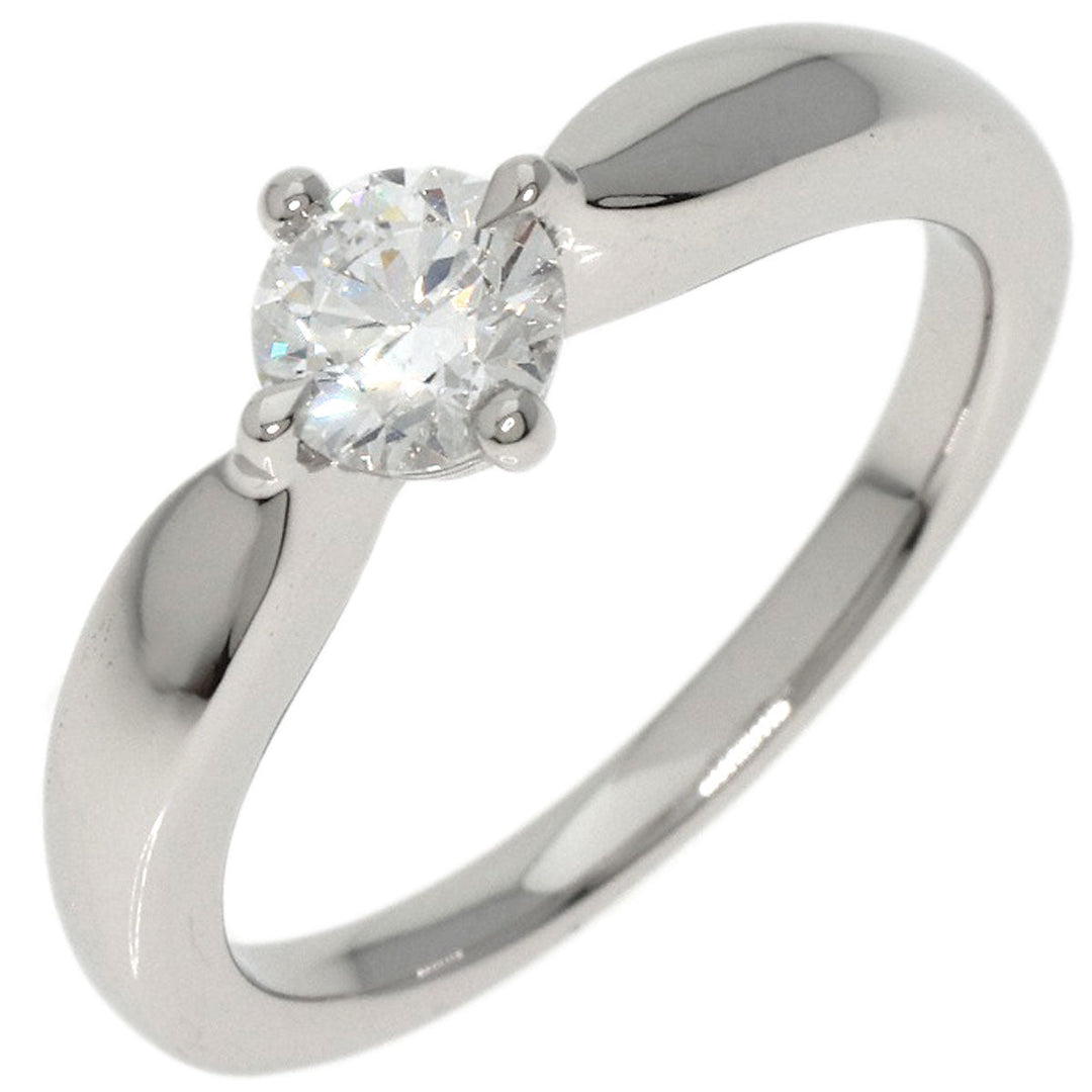BVLGARI Ring PT950 Silver Dedicata a Venice Diamond