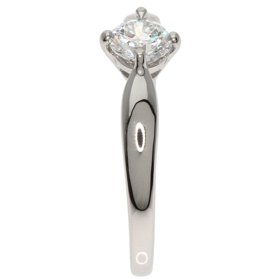 BVLGARI Ring PT950 Silver Dedicata a Venice Diamond
