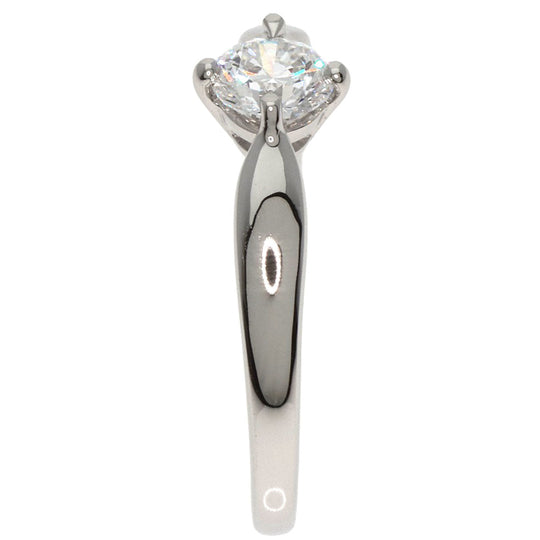 BVLGARI Ring PT950 Silver Dedicata a Venice Diamond