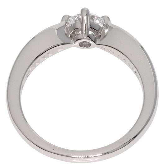 BVLGARI Ring PT950 Silver Dedicata a Venice Diamond