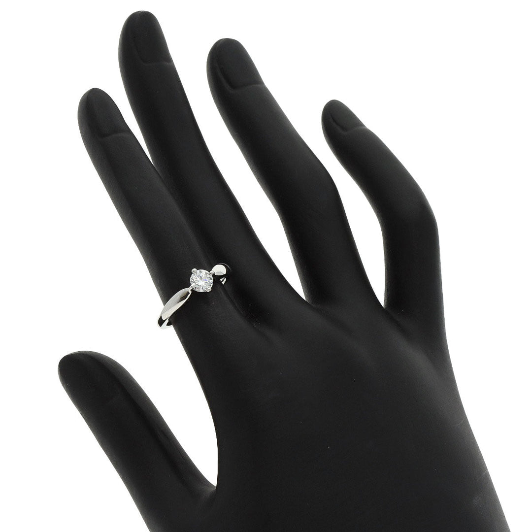 BVLGARI Ring PT950 Silver Dedicata a Venice Diamond