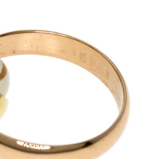 CARTIER Ring K18YG , K18WG , K18PG gold Trinity #49 Women Used Authentic
