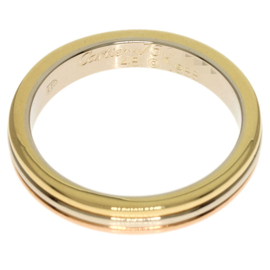 CARTIER Ring 18K Yellow Gold gold Three colors # 48