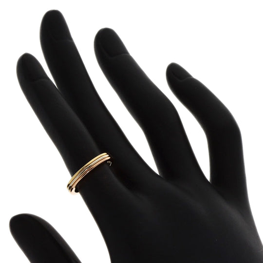 CARTIER Ring 18K Yellow Gold gold Three colors # 48