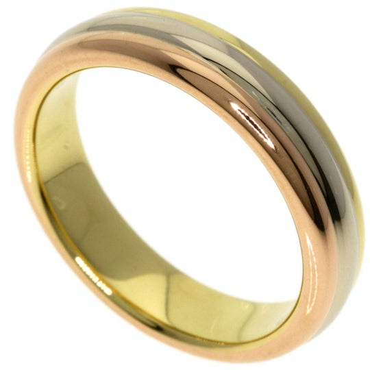 CARTIER Ring K18YG , K18WG , K18PG gold Three colors # 49 Women Used Authentic