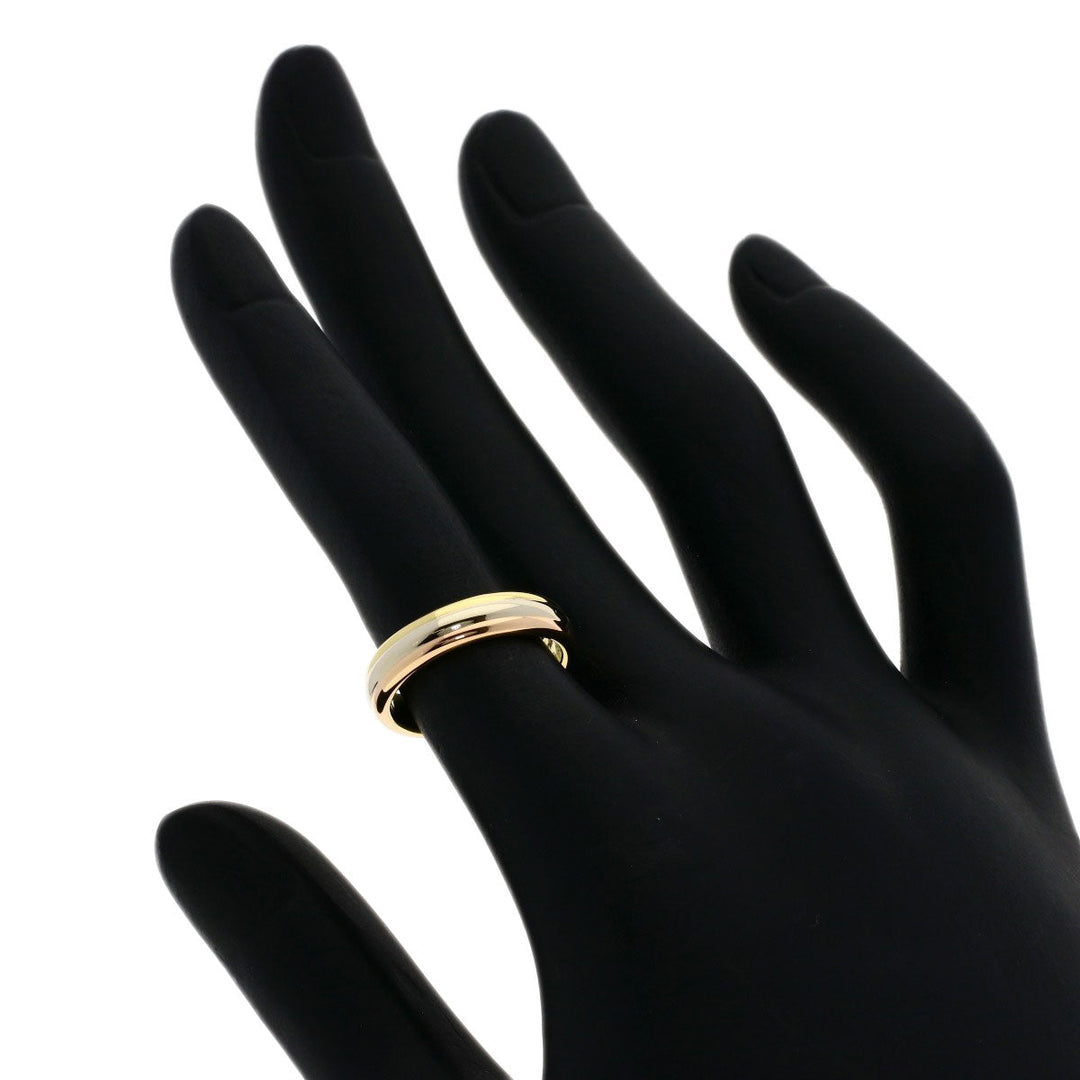 CARTIER Ring K18YG , K18WG , K18PG gold Three colors # 49 Women Used Authentic