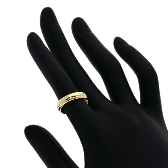 CARTIER Ring K18YG , K18WG , K18PG gold Three colors # 49 Women Used Authentic