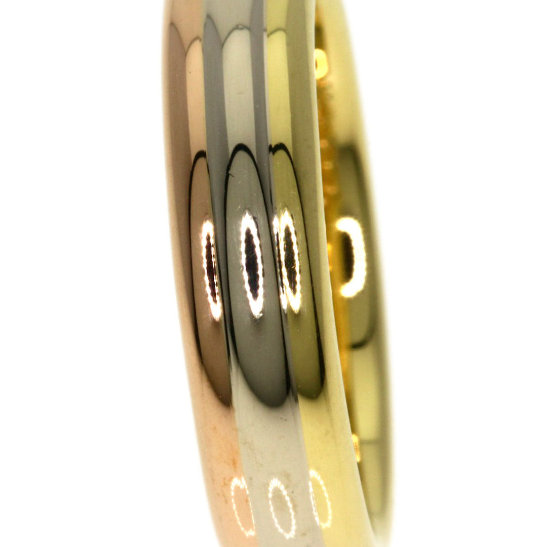 CARTIER Ring K18YG , K18WG , K18PG gold Three colors # 49 Women Used Authentic