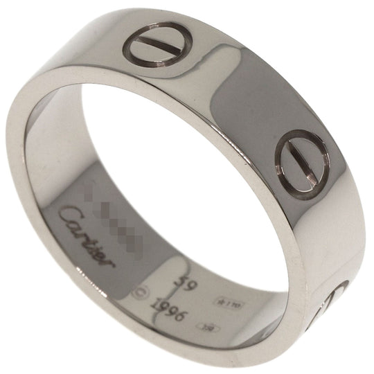 CARTIER Ring K18WG Silver Love Ring #59