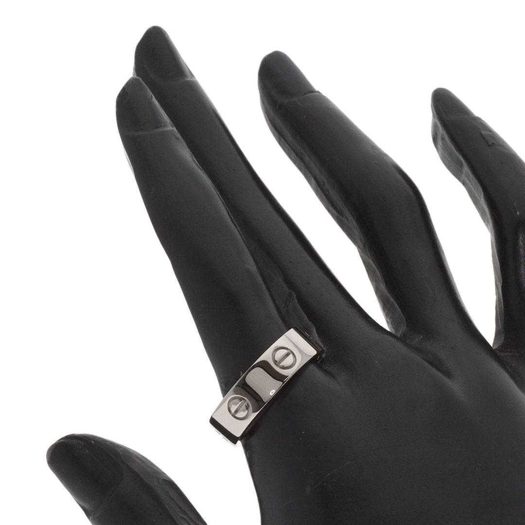 CARTIER Ring K18WG Silver Love Ring #59