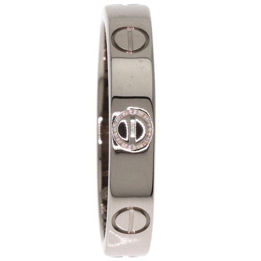 CARTIER Ring K18WG Silver Mini Love Ring #51