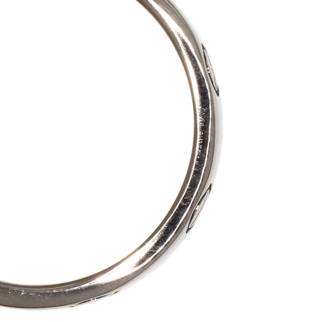 CARTIER Ring K18WG Silver Mini Love Ring #51