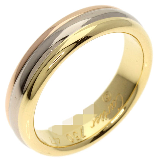 CARTIER Ring K18YG , K18WG , K18PG gold Three colors # 47 Women Used Authentic
