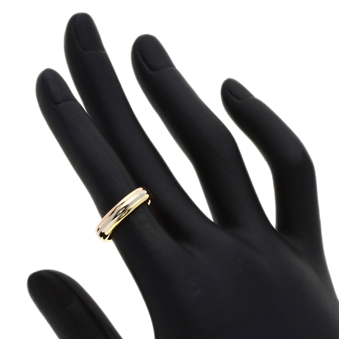CARTIER Ring K18YG , K18WG , K18PG gold Three colors # 47 Women Used Authentic