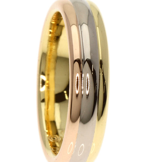 CARTIER Ring K18YG , K18WG , K18PG gold Three colors # 47 Women Used Authentic