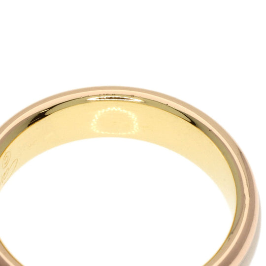 CARTIER Ring K18YG , K18WG , K18PG gold Three colors # 47 Women Used Authentic