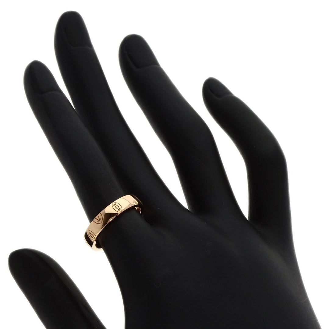 CARTIER Ring 18K Pink Gold gold Happy birthday # 51 Women Used Authentic