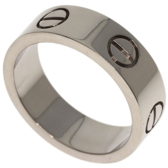 CARTIER Ring K18WG Silver Love Ring #49