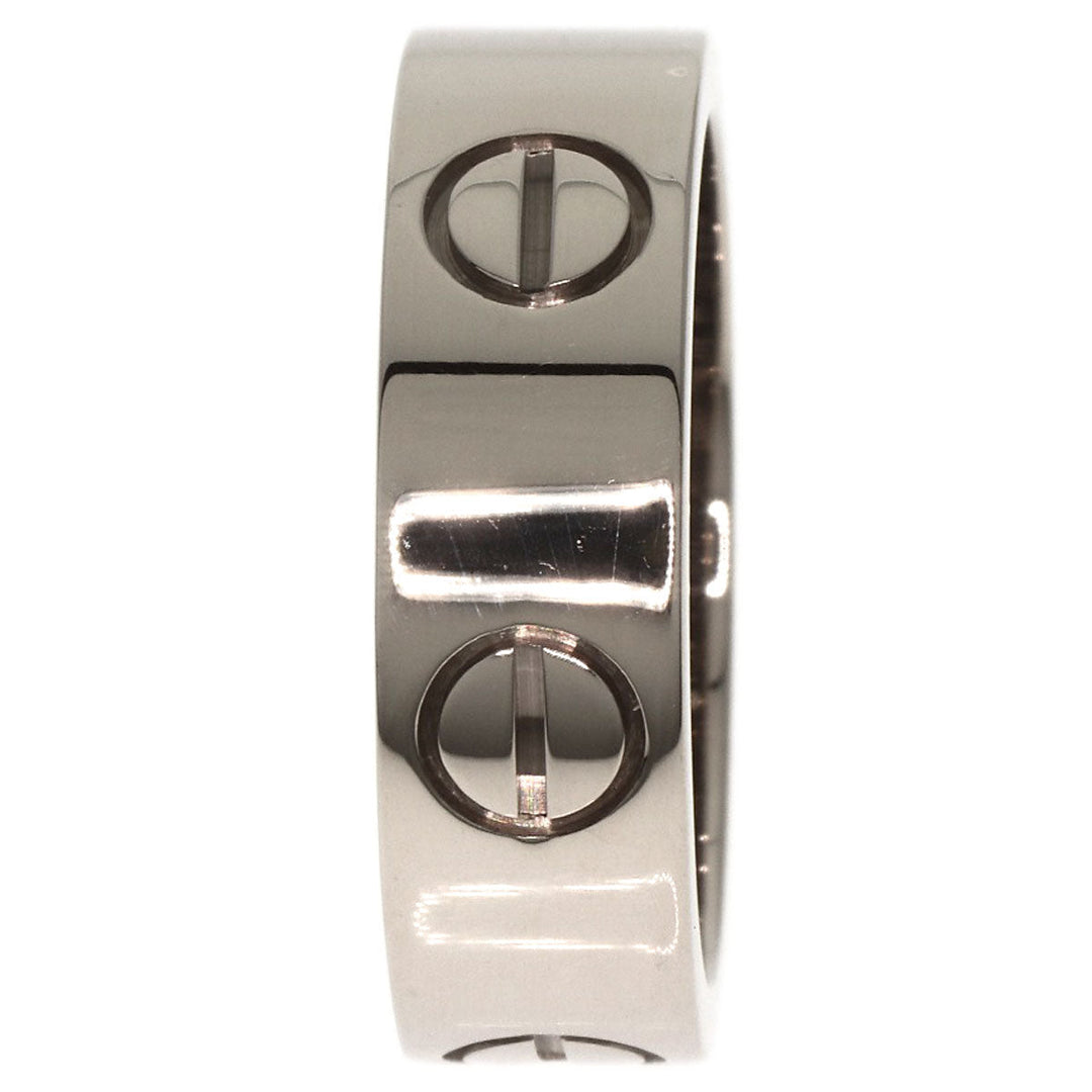 CARTIER Ring K18WG Silver Love Ring #49