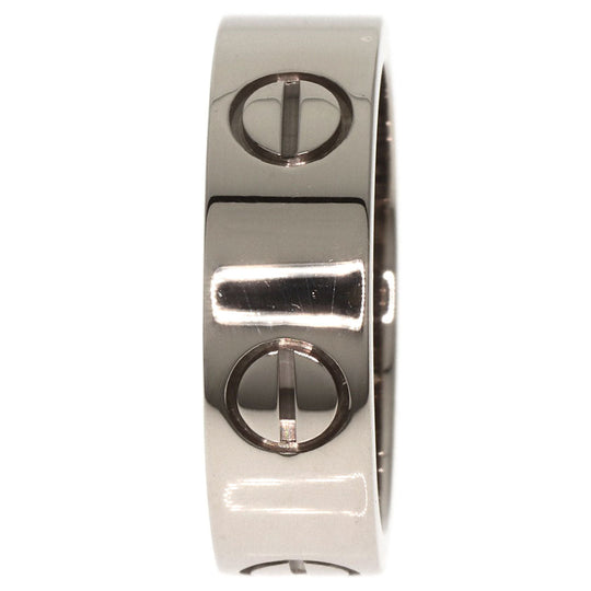 CARTIER Ring K18WG Silver Love Ring #49