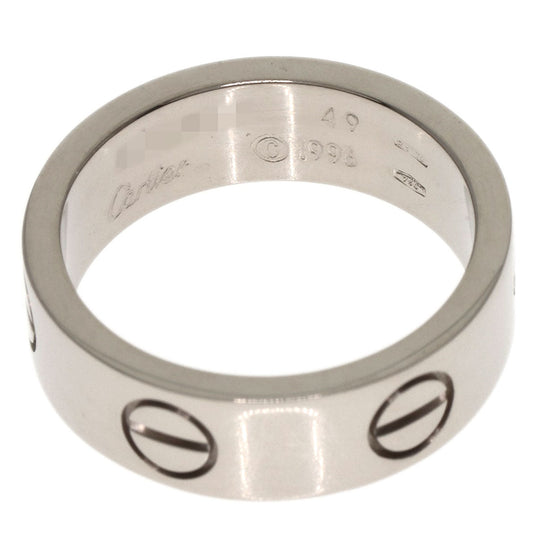 CARTIER Ring K18WG Silver Love Ring #49