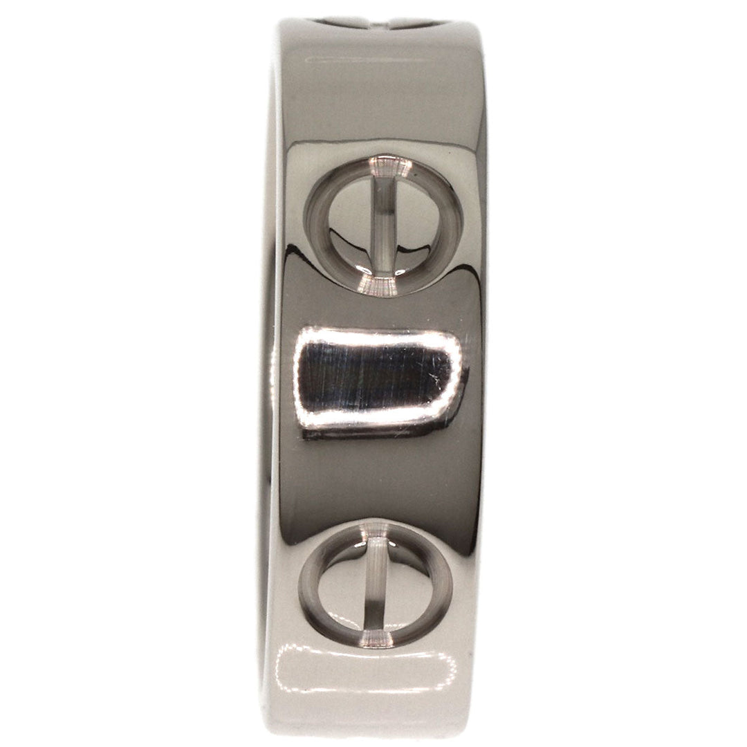 CARTIER Ring K18WG Silver Love Ring #50